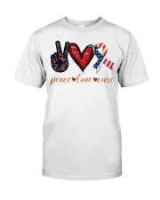Peace Love Cure Classic T-Shirt front
