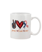 Peace Love Cure Mug tile
