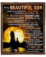 Today Is A Good Day Have A Great Day - Mom To Son Fleece Blanket - 50" x 60" front