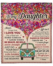 Never Forget That I Love You - Mom To Daughter Fleece Blanket - 50" x 60" front