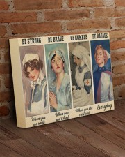 Be Strong Be Brave Be Humble Be Badass Nurse 14x11 Gallery Wrapped Canvas Prints aos-canvas-pgw-14x11-lifestyle-front-09