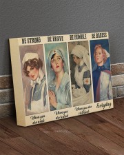Be Strong Be Brave Be Humble Be Badass Nurse 14x11 Gallery Wrapped Canvas Prints aos-canvas-pgw-14x11-lifestyle-front-10