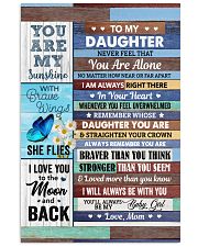 Never Feel That You Are Alone Mom To Daughter Vertical Poster tile