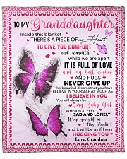 Inside This Blanket Butterfly GM To GD Fleece Blanket - 50" x 60" front
