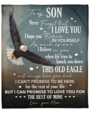 Never Forget I Love You Eagle Mom To Son Fleece Blanket - 50" x 60" front