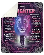 I Didn't Give U The Gift Of Life Lion To Daughter Sherpa Fleece Blanket tile