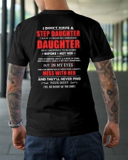 I Have A Freaking Awesome Step Daughter Classic T-Shirt lifestyle-mens-crewneck-back-3