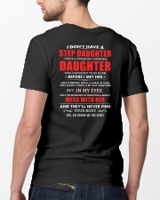 I Have A Freaking Awesome Step Daughter Classic T-Shirt lifestyle-mens-crewneck-back-5