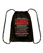 I Have A Freaking Awesome Step Daughter Drawstring Bag thumbnail