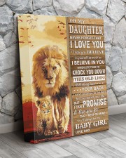 Lion- Never Forget That I Love You Dad-To-Daughter 11x14 Gallery Wrapped Canvas Prints aos-canvas-pgw-11x14-lifestyle-front-13