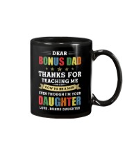 Bonus Dad Thanks for teaching me how to be a man Mug front