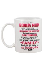 Personalized I Didn't Give U The Gift To Bonus Mom Mug back