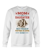 Mom And Daughter Best Freakin' Partner In Crime Crewneck Sweatshirt tile
