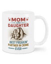 Mom And Daughter Best Freakin' Partner In Crime Mugs tile