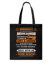 I Belong To My Awesome Boyfriend Tote Bag thumbnail