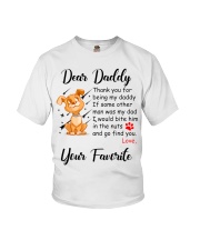 Thank you for being my daddy - dogs lover Youth T-Shirt thumbnail