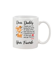 Thank you for being my daddy - dogs lover Mug front