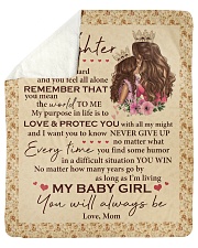 My Baby Girl U Will Always Be-Mom-To-Daughter Sherpa Fleece Blanket tile