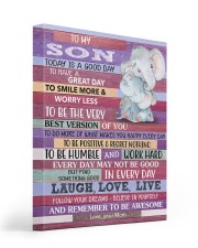 Today Is A Good Day - Elephant Mom To Son 16x20 Gallery Wrapped Canvas Prints front