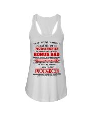 I'm Just The Proud Daughter Of Awesome Bonus Dad Ladies Flowy Tank thumbnail