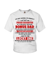 I'm Just The Proud Daughter Of Awesome Bonus Dad Youth T-Shirt front