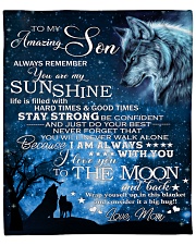 Always Remember U Are My Sunshine Mom To Son Fleece Blanket - 50" x 60" front