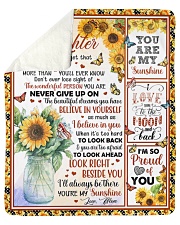 Never Forget That I Love U Mom To Daughter Sherpa Fleece Blanket - 50" x 60" thumbnail
