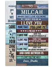 Personalized When I Say I Love U To Girlfriend Vertical Poster tile