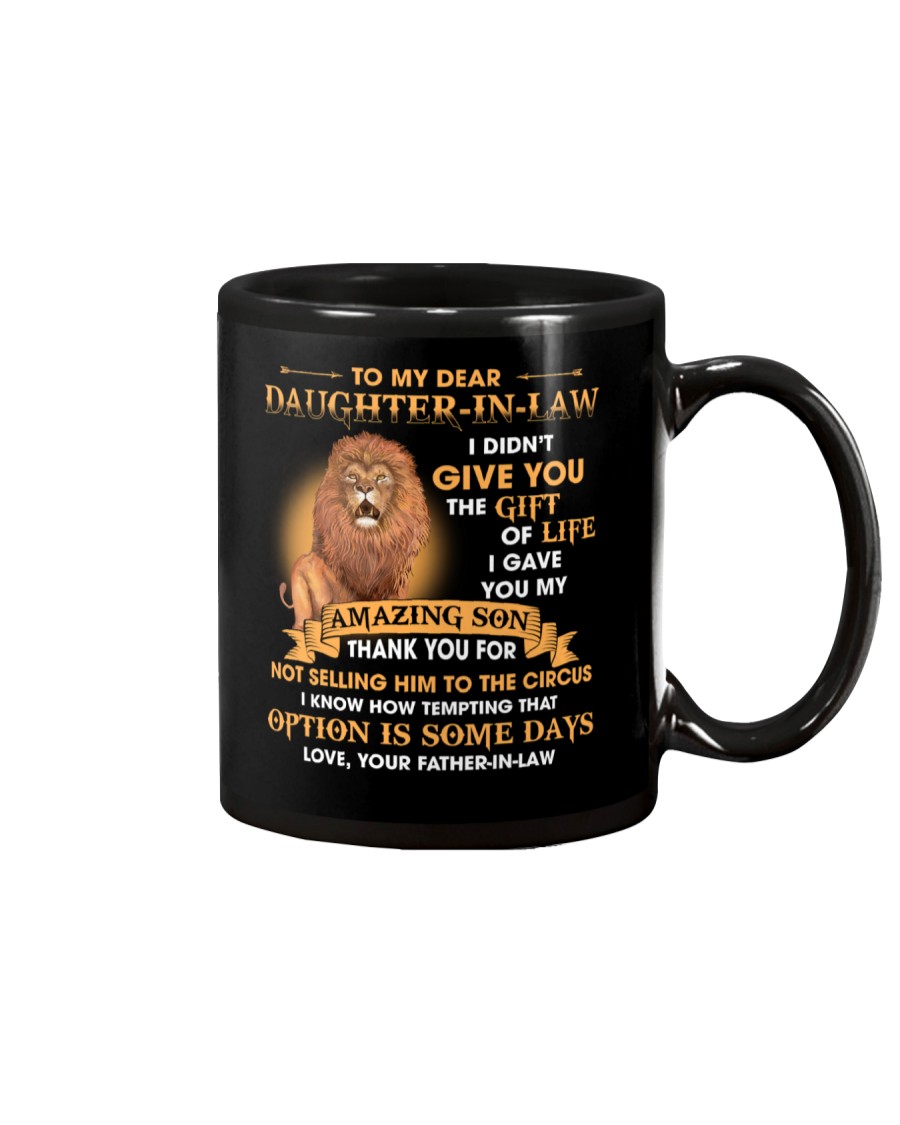 To My Dear Daughter-In-Law From Father-in-law Mug