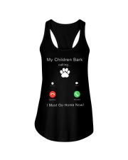 My Children Bark Calling Ladies Flowy Tank thumbnail