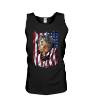 American Flag Tibetan mastiff Unisex Tank thumbnail