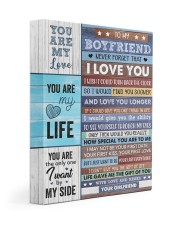 Never Forget That I Love U Girlfriend To Boyfriend 11x14 Gallery Wrapped Canvas Prints thumbnail