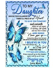 Inside This Blanket There Is Piece Mom To Daughter Vertical Poster tile