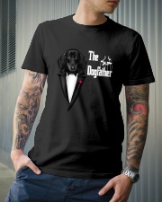 The DogFather Dachshund Classic T-Shirt lifestyle-mens-crewneck-front-6