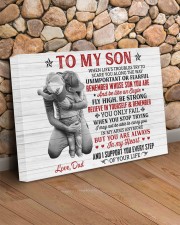 When Life's Troubles Try To Scare You Dad To Son 24x16 Gallery Wrapped Canvas Prints aos-canvas-pgw-24x16-lifestyle-front-12