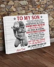 When Life's Troubles Try To Scare You Dad To Son 24x16 Gallery Wrapped Canvas Prints aos-canvas-pgw-24x16-lifestyle-front-15