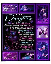 Daughter Butterfly Use My Last Breath 2Say I LoveU Fleece Blanket - 50" x 60" front