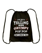 I'm A grumpy Pop pop Drawstring Bag thumbnail