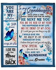 Once Upon A Time I Asked God GM To GD Fleece Blanket - 50" x 60" front