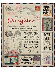 If I Could Give U One Thing InLife-Dad To Daughter Fleece Blanket - 50" x 60" front