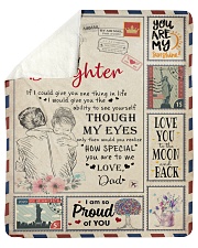 If I Could Give U One Thing InLife-Dad To Daughter Sherpa Fleece Blanket tile