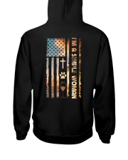 Faith Paw Wine Hooded Sweatshirt thumbnail