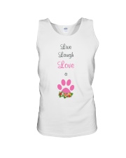 Live Laugh love a dog Unisex Tank thumbnail