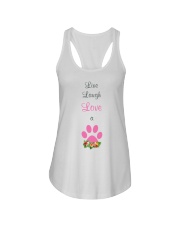 Live Laugh love a dog Ladies Flowy Tank thumbnail