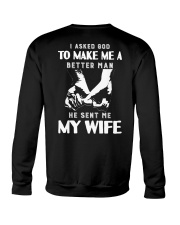 God Sent Me My Wife Crewneck Sweatshirt thumbnail