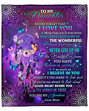 Never Forget That I Love You Mom To Daughter Fleece Blanket - 50" x 60" front