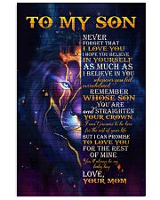 Never Forget That I Love You Lion Mom To Son V2 Vertical Poster tile
