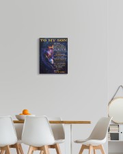 Never Forget That I Love You Lion Mom To Son V2 11x14 Gallery Wrapped Canvas Prints aos-canvas-pgw-11x14-lifestyle-front-05