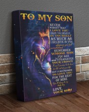 Never Forget That I Love You Lion Mom To Son V2 11x14 Gallery Wrapped Canvas Prints aos-canvas-pgw-11x14-lifestyle-front-10