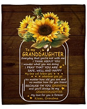 My Love For U Is Forever Sunflower GM To GD Fleece Blanket - 50" x 60" front